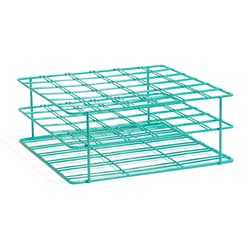 United Scientific Heavy-Duty Epoxy Coated Wire Rack For Centrifuge Tubes Teal | Buy Online | United Scientific&trade; | Fisher Scientific